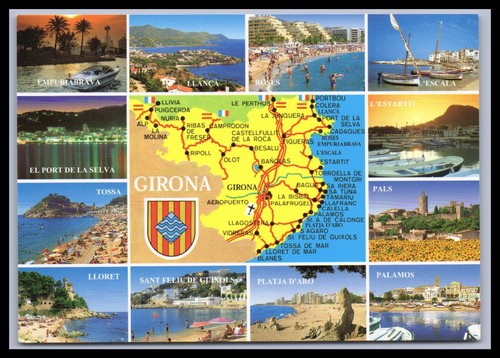 Cartolina costa brava spagna - cartolina,