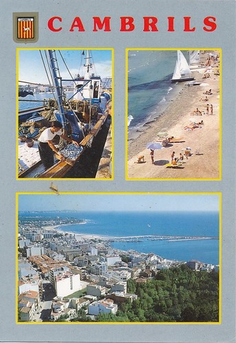 Vecchia cartolina cambrils - vecchia,