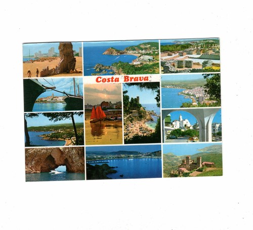 Cartolina costa brava spagna - brava,