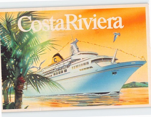 Cartolina costa riviera - costa,