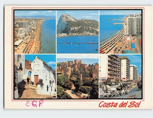 Postcard costa del - del, sol,
