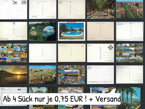 Cartolina postale spagna non - postale,