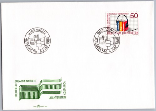Liechtenstein fdc vaduz 1988 - liechtenstein,