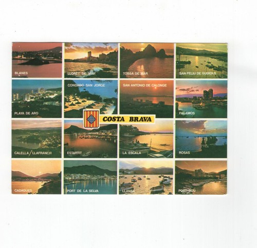 Cartolina costa brava - cartolina,