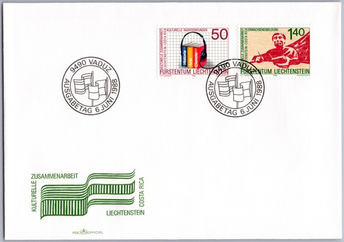 Liechtenstein fdc vaduz - liechtenstein,