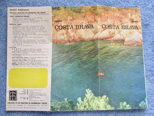 Brochure vintage costa - vintage, brava