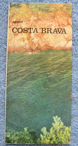 Brochure vintage costa brava - vintage,